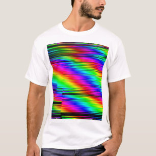 Digital Abstract: Multicolor Graphic Design. T-Shirt