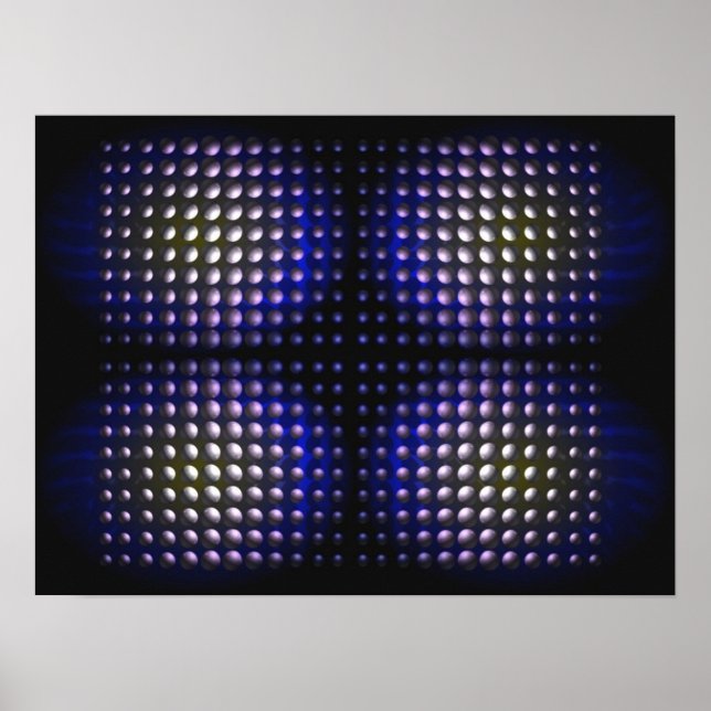 Digital abstract Op-art Supernatural Appearance Poster (Front)