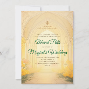 Digital Akhand Path Sahib invitation Sukhmani