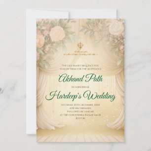 Digital Akhand Sahib Paath invite & Akhand Path