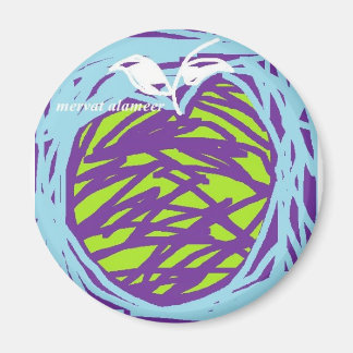 Digital Apple Magnet