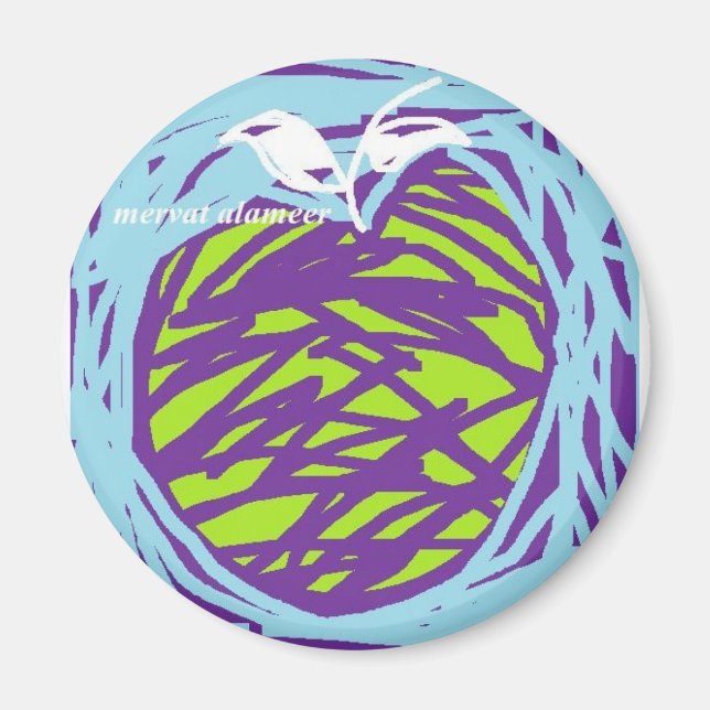 Digital Apple Magnet (Front)