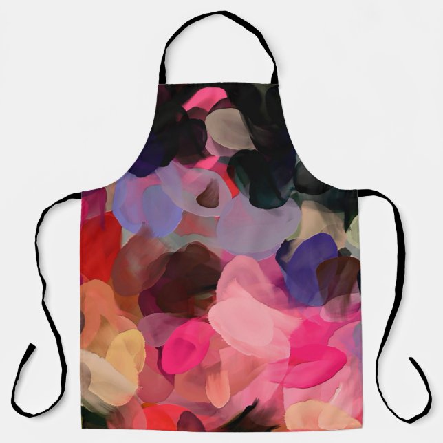 Digital art abstract pattern. Hand drawing modern  Apron (Front)