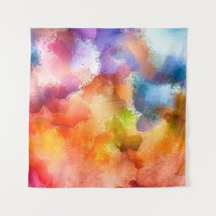 Digital art abstract pattern. Hand drawing modern  Tapestry