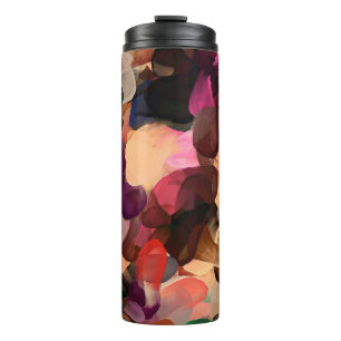Digital art abstract pattern. Hand drawing modern Thermal Tumbler