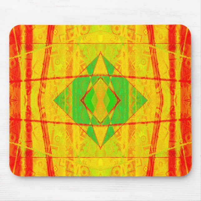 Digital Art Cool Modern Abstract Mouse Mat (Front)