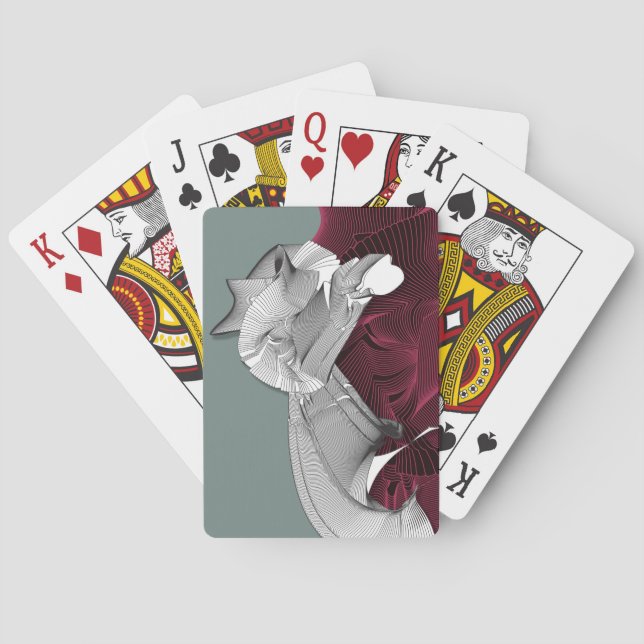 Digital Art Figure Playing Cards (Back)