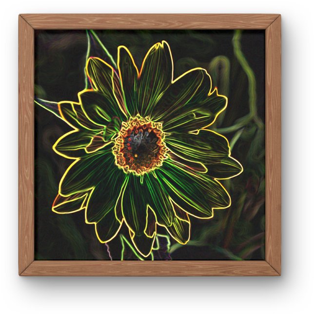 Digital Art Linwand Neon Nature Canvas Print (Creator Uploaded)