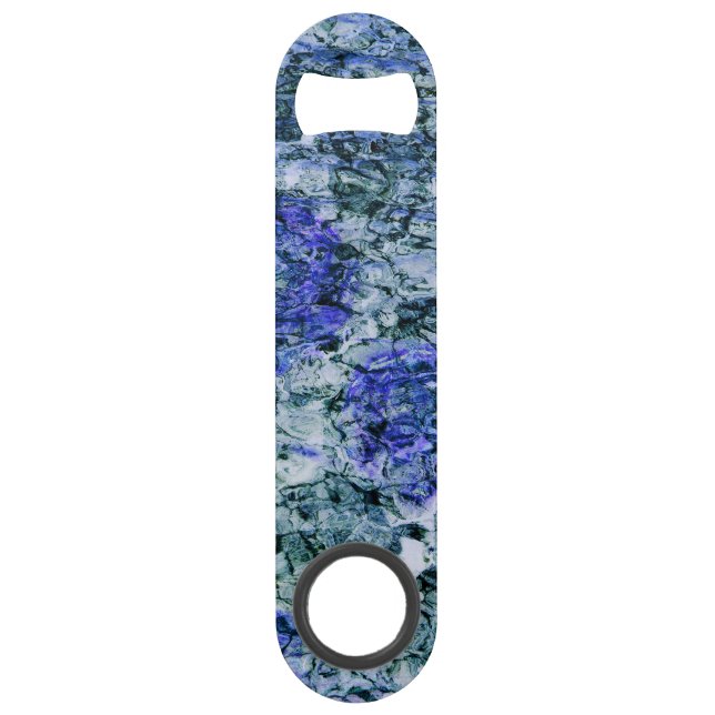 Digital art of blue watercolor abstract background (Front)