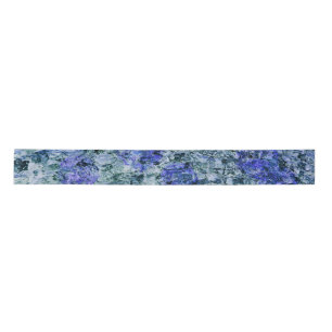 Digital art of blue watercolor abstract background satin ribbon