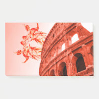 Digital art of Colosseum and statues / sculptures