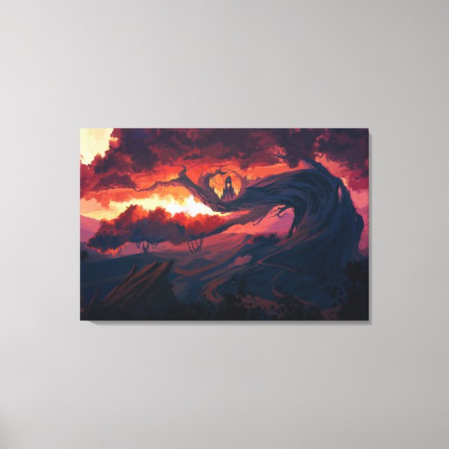 Digital Art Premium Wrapped Canvas (Gloss) (Front)