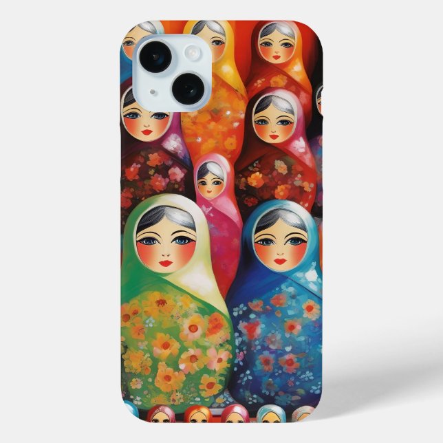 Digital art, stacking dolls Case-Mate iPhone case (Back)