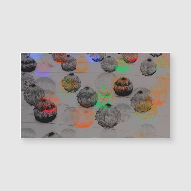 Digital art with round brush strokes. (Front)