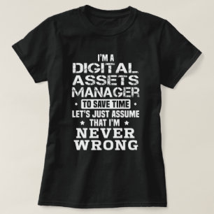 Digital Assets Manager T-Shirt