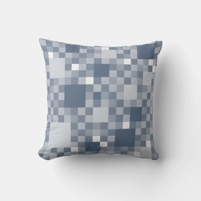 Digital Avio Pixelated Little Squares Cushion (Front)