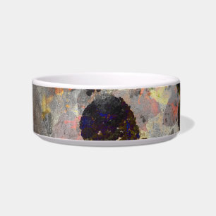 Digital background art of floral / flower pattern bowl