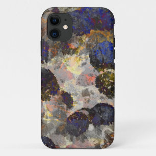 Digital background art of floral / flower pattern iPhone 11 case