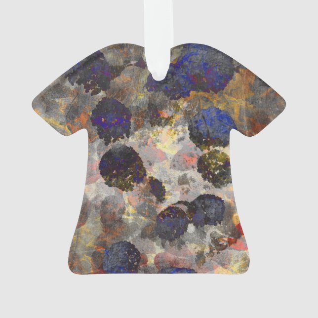 Digital background art of floral / flower pattern ornament (Back)