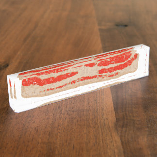 Digital Bacon Strip Nameplate