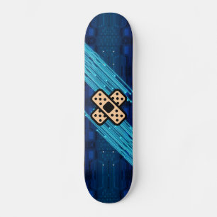 Digital Band Aids Skateboard