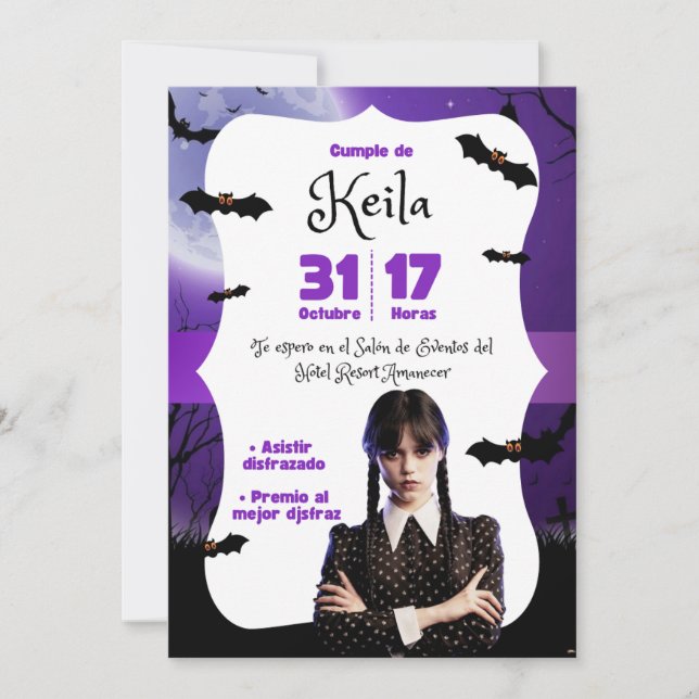 Digital Birthday Invitations (Front)
