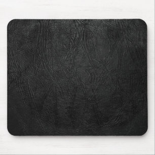 Digital Black Leather Mouse Mat