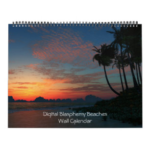 Digital Blasphemy Beaches Wall Calendar