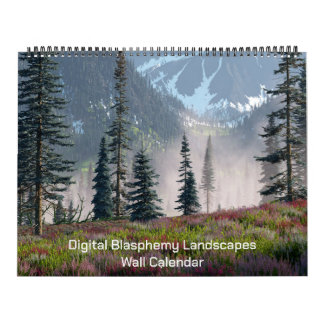 Digital Blasphemy Landscapes Wall Calendar