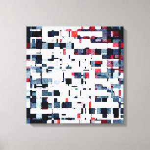 Digital Blocks Canvas Print