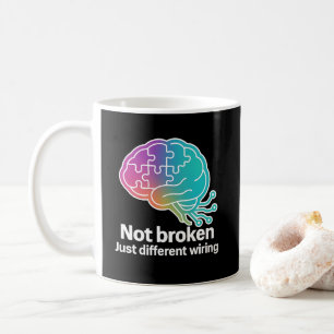 Digital Brain Tech Design Coffee Mug
