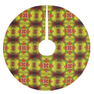 Digital Butterfly Christmas Tree Skirt