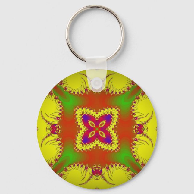 Digital Butterfly Key Ring (Front)