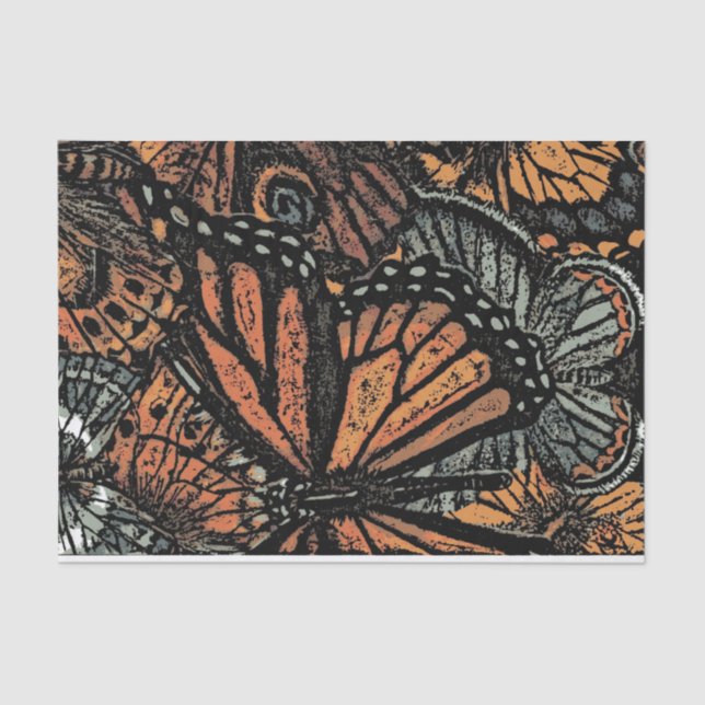 Digital Butterfly Tissue Paper (Front)