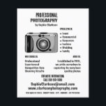 Digital Camera Icon Photographer, Photography Hire Flyer<br><div class="desc">Digital Camera Icon,  Photographer,  Photography Hire Advertising Flyers By The Business Card Store.</div>