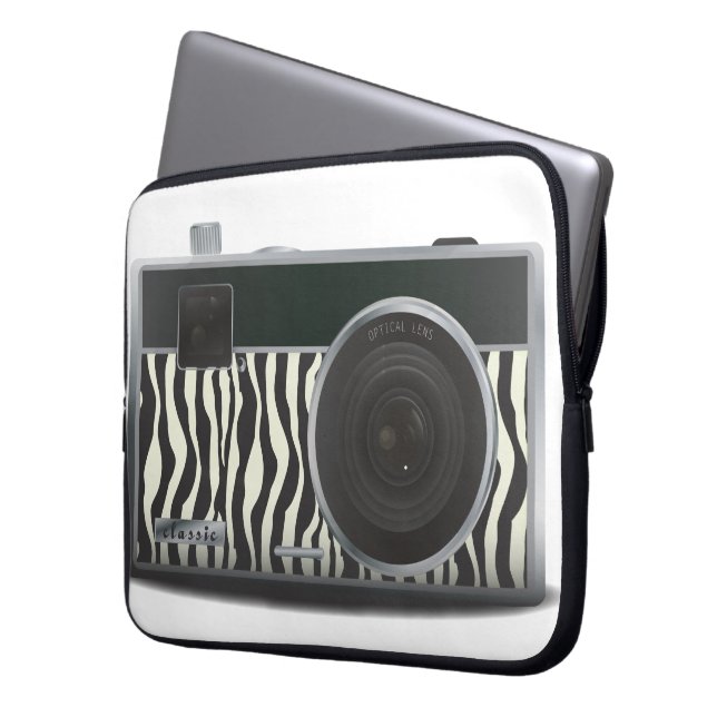 Digital Camera Laptop Sleeve (Front Left)