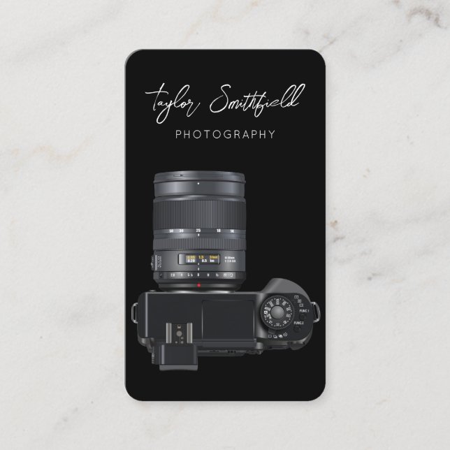 Digital Camera Photography Business Card (Front)