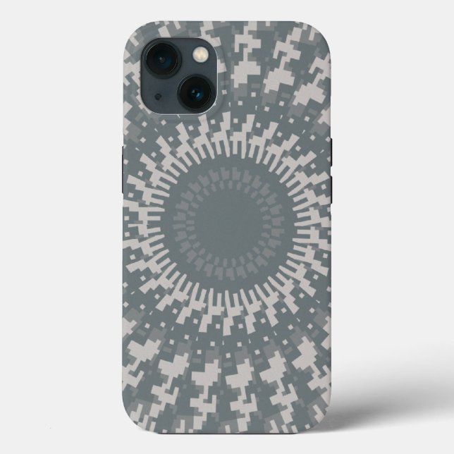 Digital Camo kaleidoscope Case-Mate iPhone Case (Back)