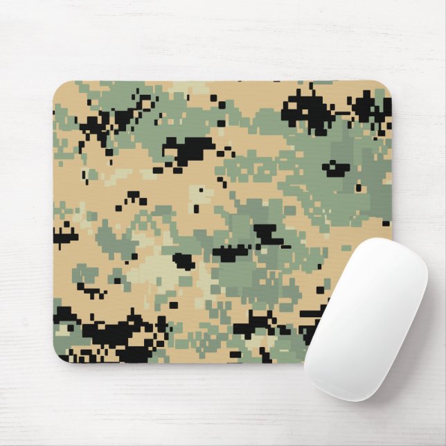 Digital Camo mouse pad (With Mouse)