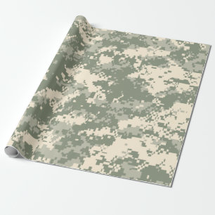 "DIGITAL CAMO" WRAPPING PAPER