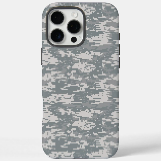 Digital Camouflage Army Marpat Grey Case-Mate iPhone Case (Back)