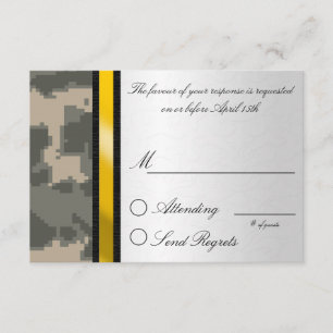 Digital Camouflage Reply Card