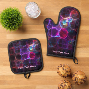 Digital Cavitation Oven Mitt & Pot Holder Set