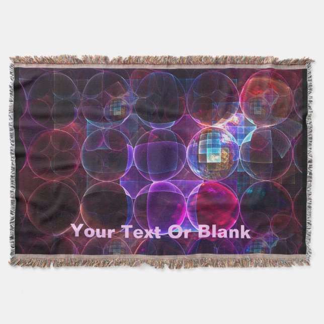 Digital Cavitation Throw Blanket (Front)
