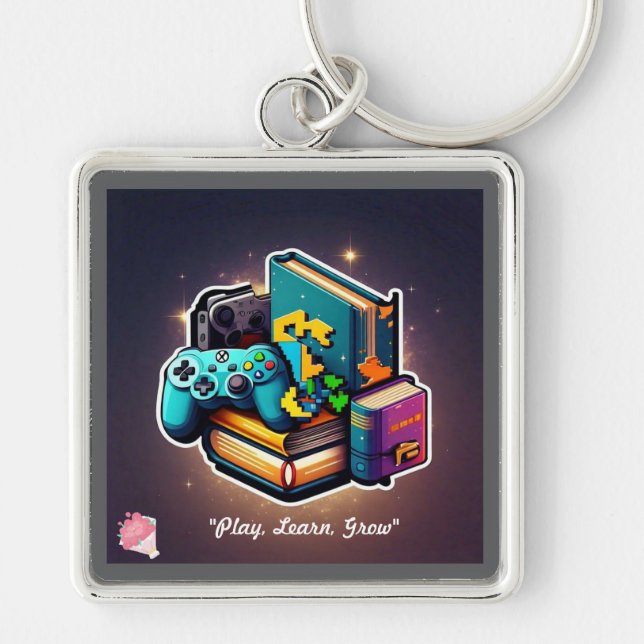 "Digital Classroom Quest" Key Ring (Front)