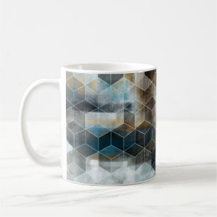 digital colorful wall tiles designart, background, coffee mug