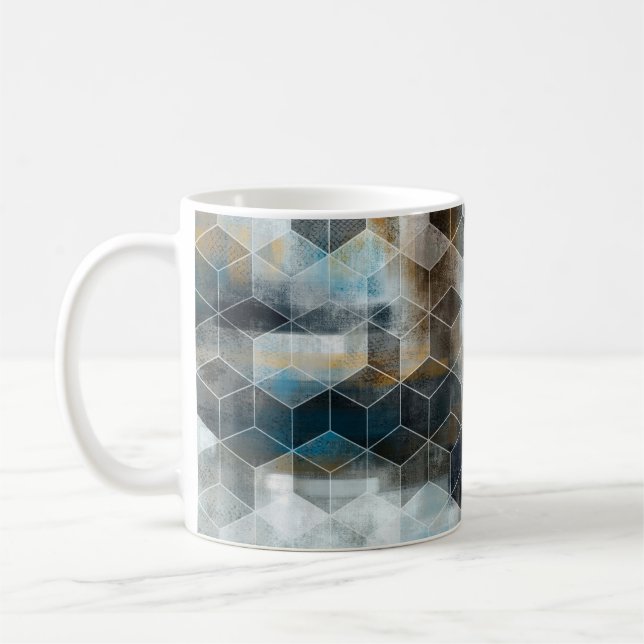 digital colorful wall tiles designart, background, coffee mug (Left)