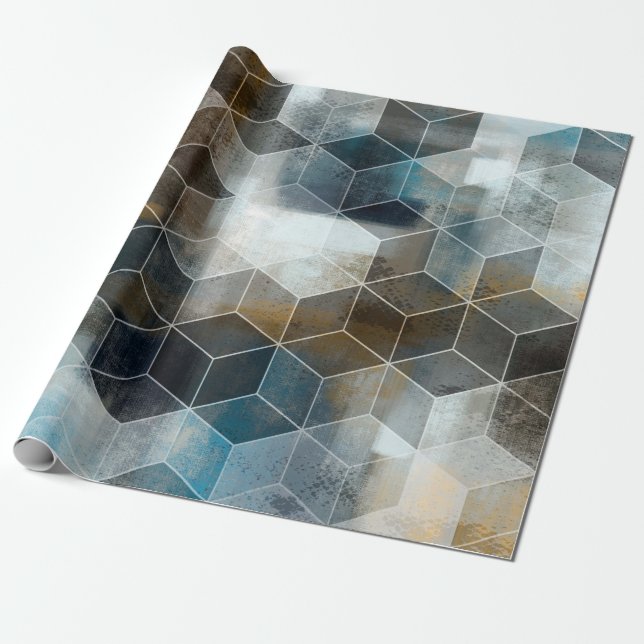 digital colorful wall tiles designart, background, wrapping paper (Unrolled)