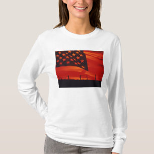 Digital composite of the American Flag T-Shirt