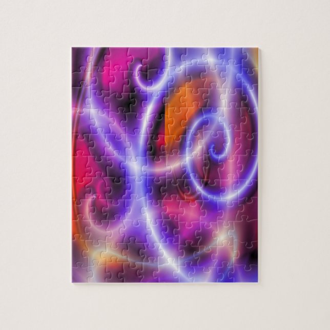 Digital Computer Art - Abstract Modern Creative Jigsaw Puzzle (Vertical)